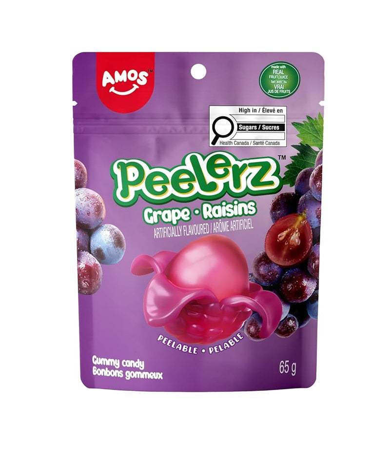 AMOS PEELERZ GUMMY GRAPE 65g