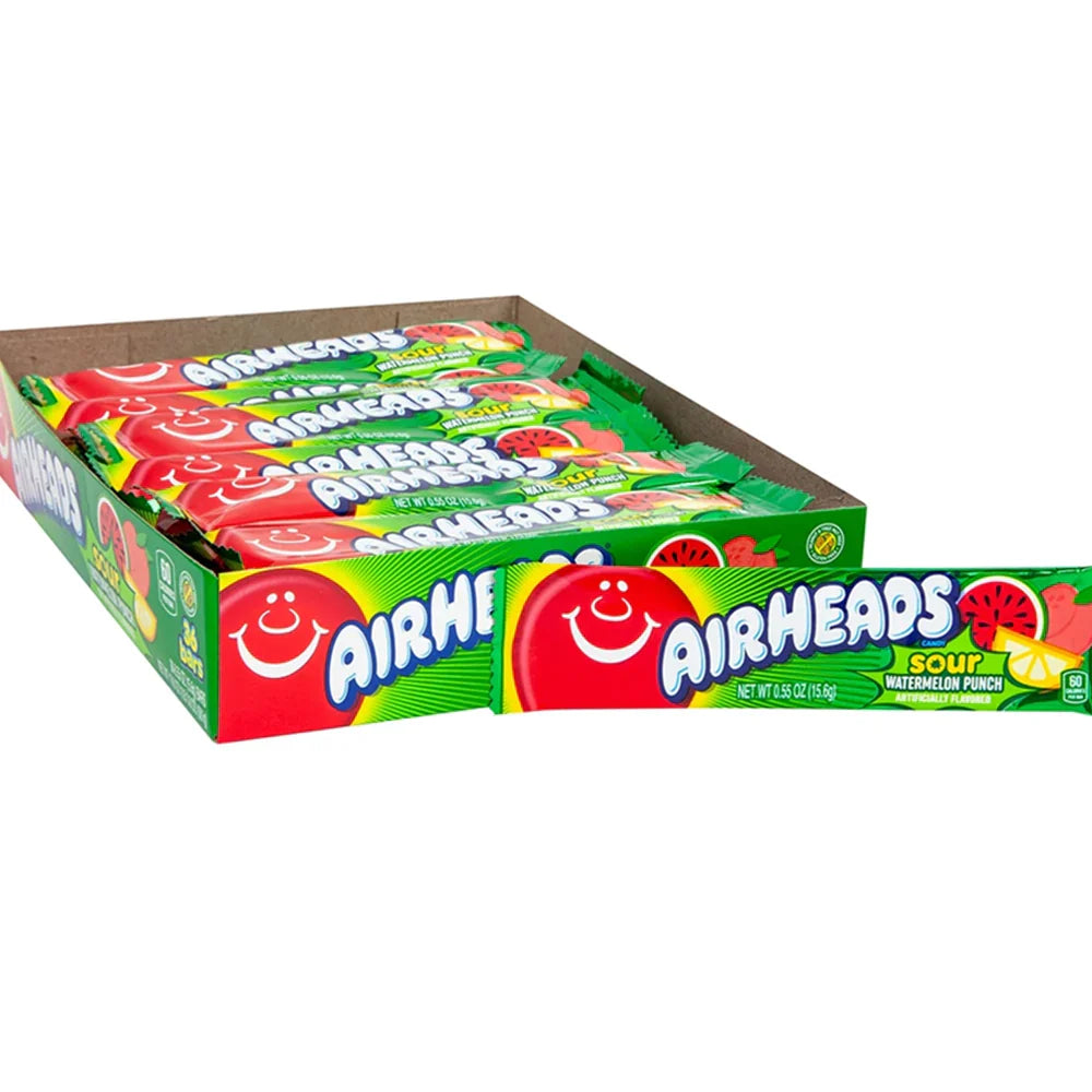 Airheads Sour Watermelon Punch New 15g