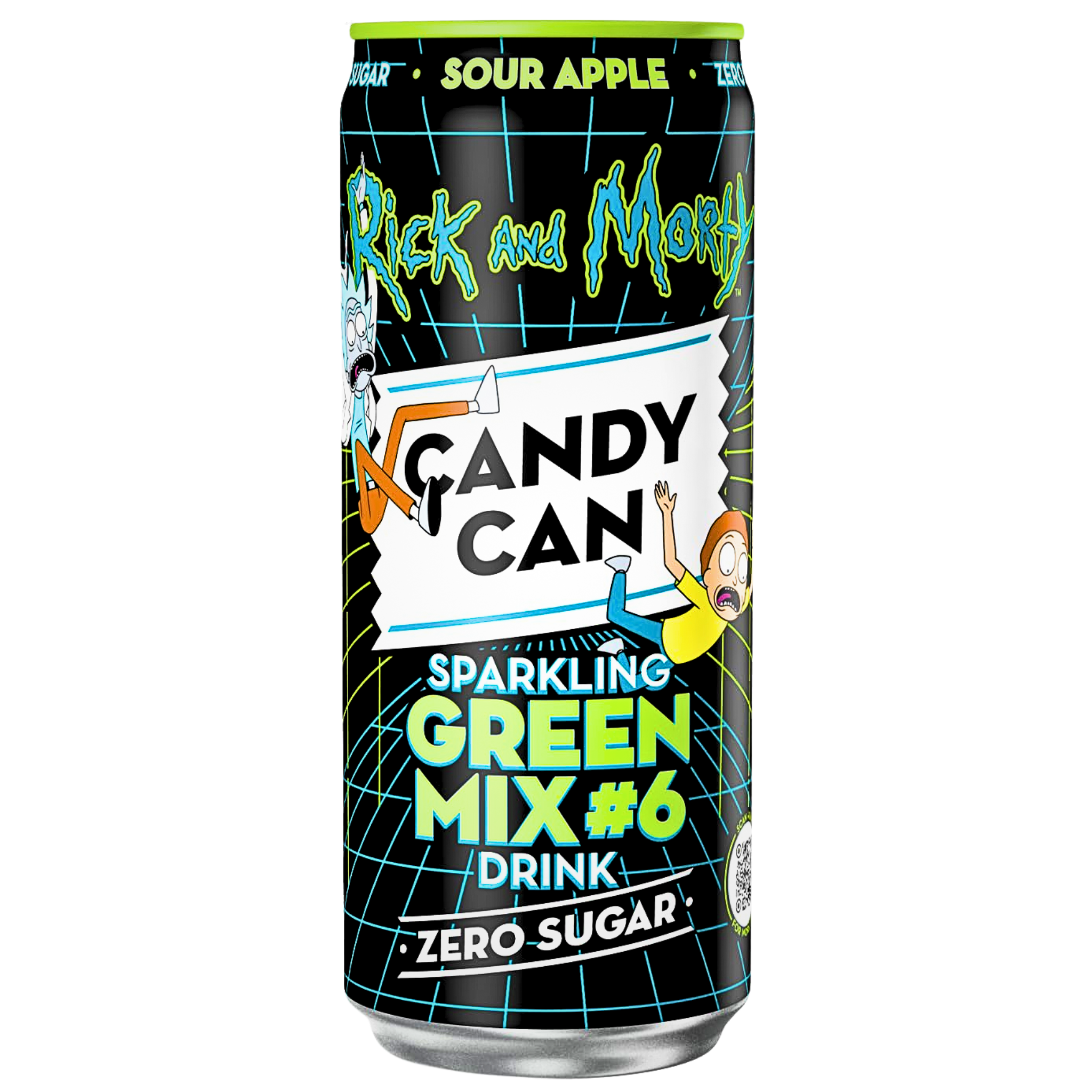 Candy Can Ricky & Morty Sour Apple Flavour 330ml