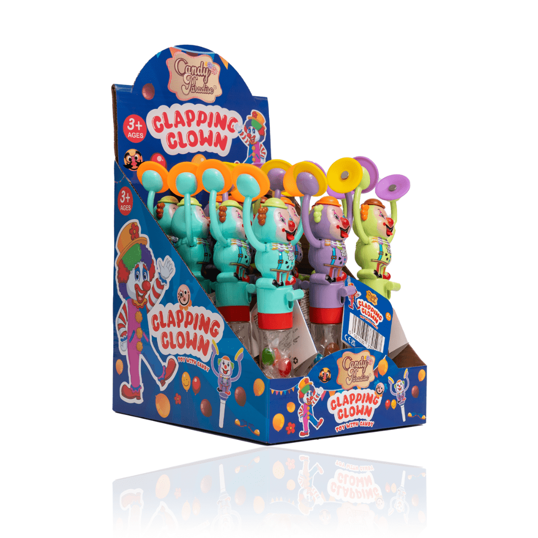 Candy Paradise Toy With  Candy Clapping Clown 10g