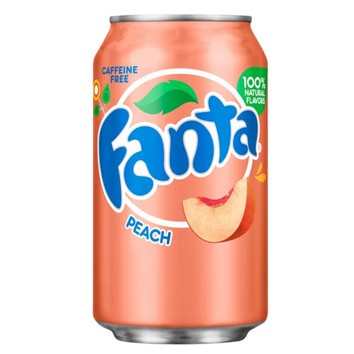 Fanta peach 350ml  USA stock
