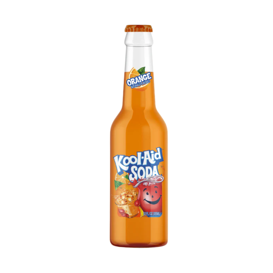 Kool Aid Orange Glass Bottels 355ml