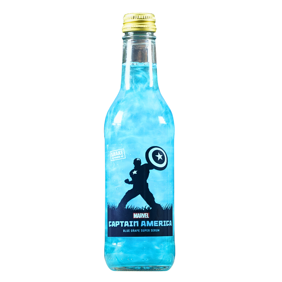 Marvel Drink Captain  America Blue Grape Super  Serum 330ml