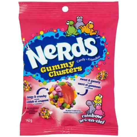 Nerds Gummy Clusters Peg Bag 141g