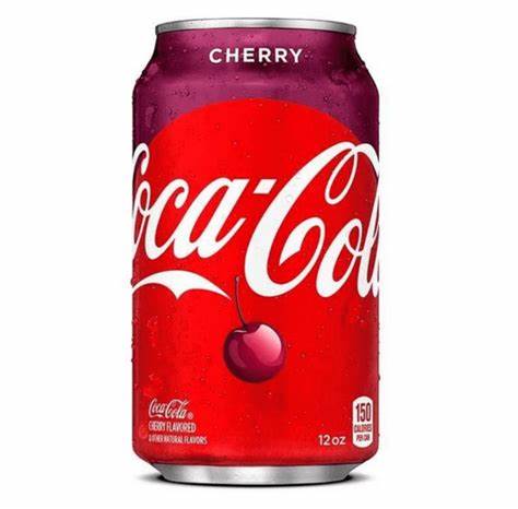 Coca-Cola Cherry Soda  Cans USA 355ml