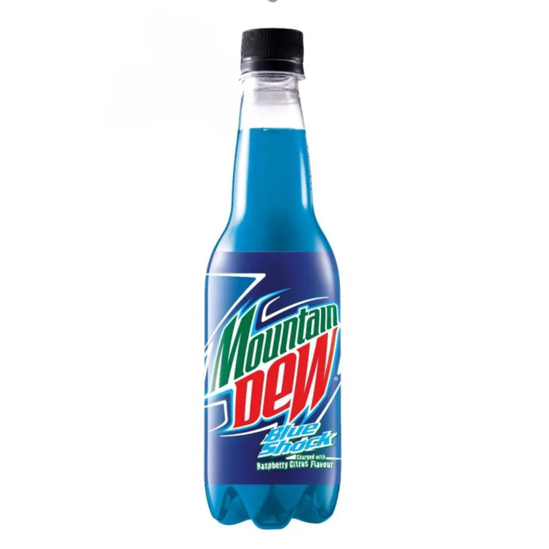 Mountain Dew USA Blue Shock Bottles 400ml
