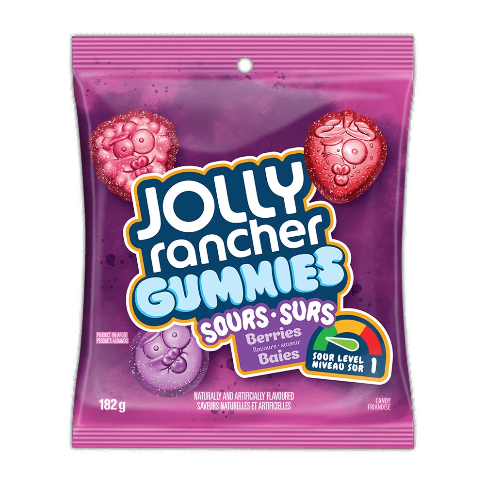 Jolly Rancher Gummies Sours Berries 182g  NEW