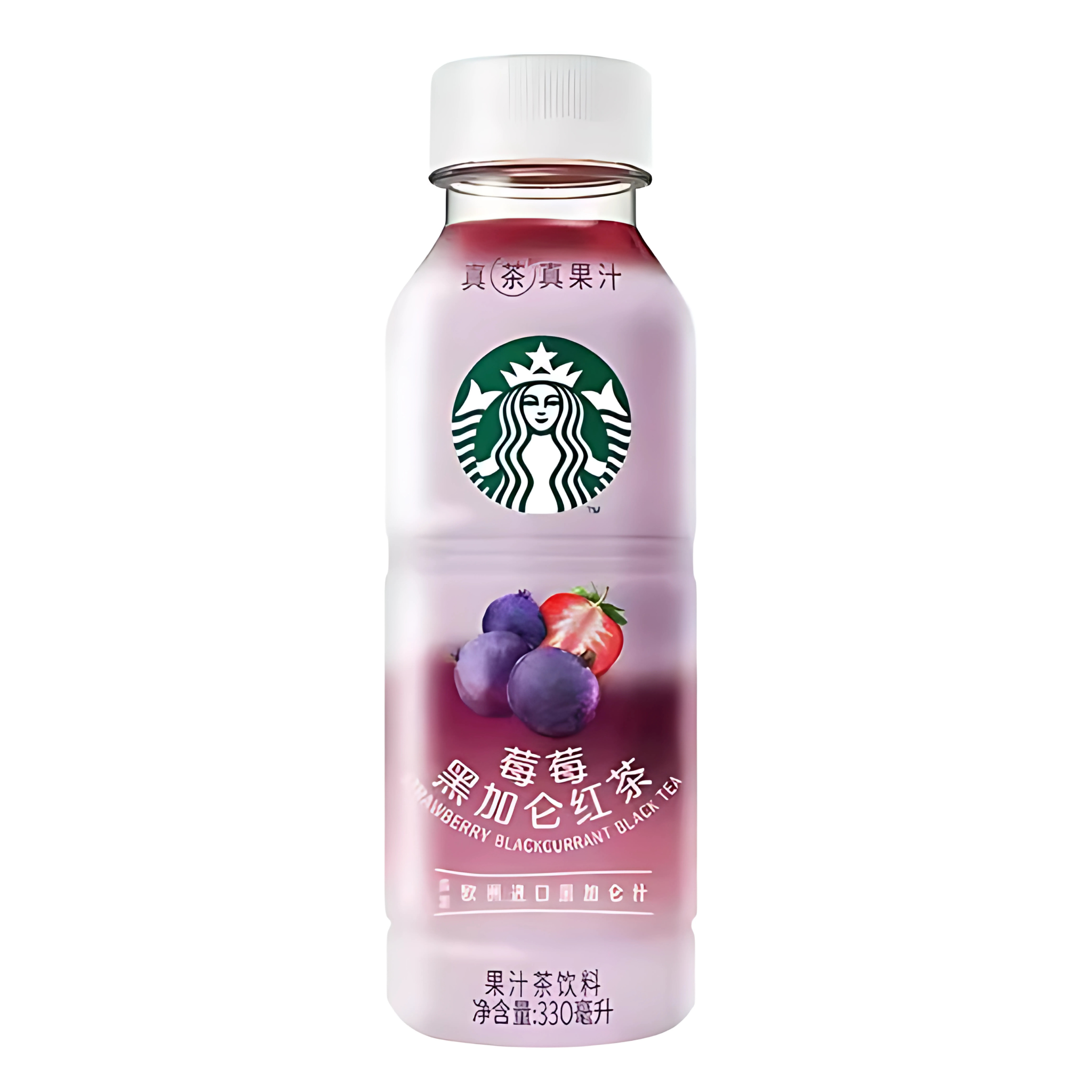 Starbucks Strawberry Blackcurrant Black Tea Flavour Chinese 330ml