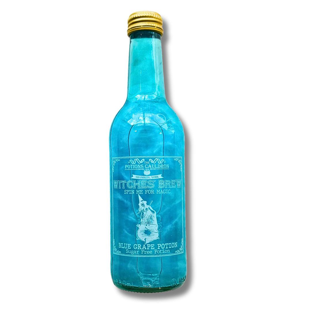 The Potions Cauldron -  Witches' Brew Blue Grape Soda Flavour 330ml