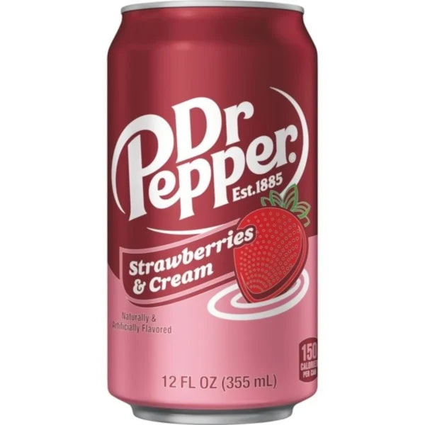 Dr. Pepper strawberry & cream 355ml
