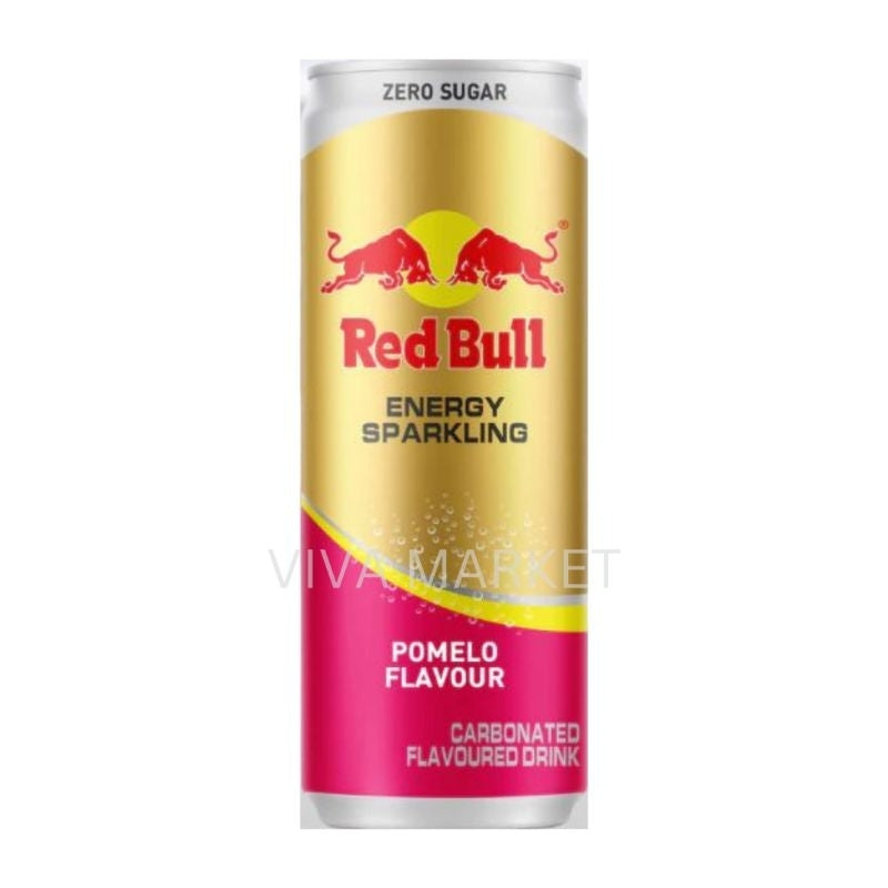 Red Bull Zero  Sugar Sparkling  Pomelo Flavor 250ml (TH)