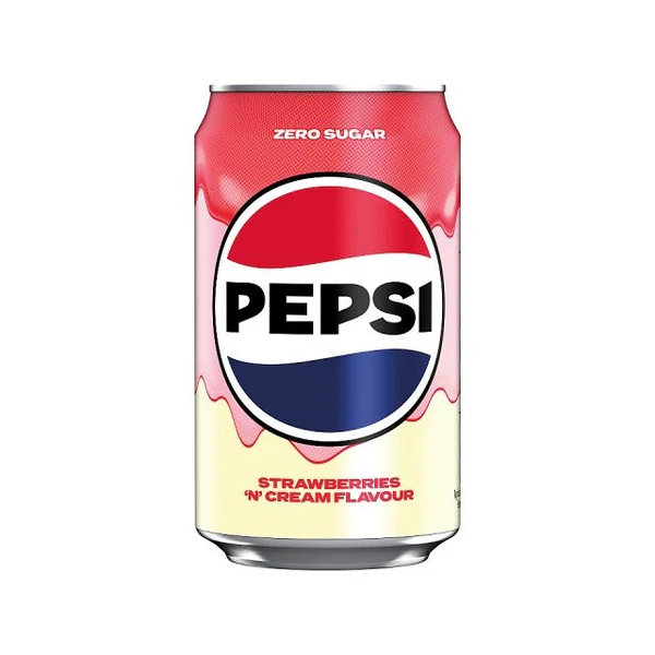 pepsi zero sugar strawberries & cream 330ml