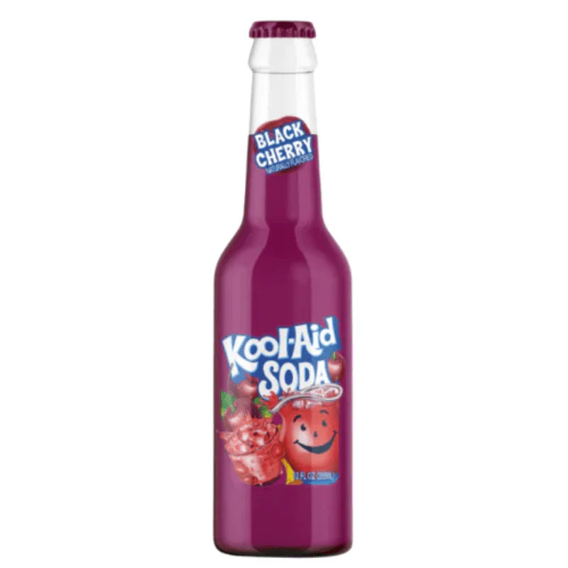 Kool Aid Black Cherry Glass Bottles 355ml