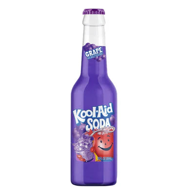 Kool Aid Grape Glass  Bottles 355ml