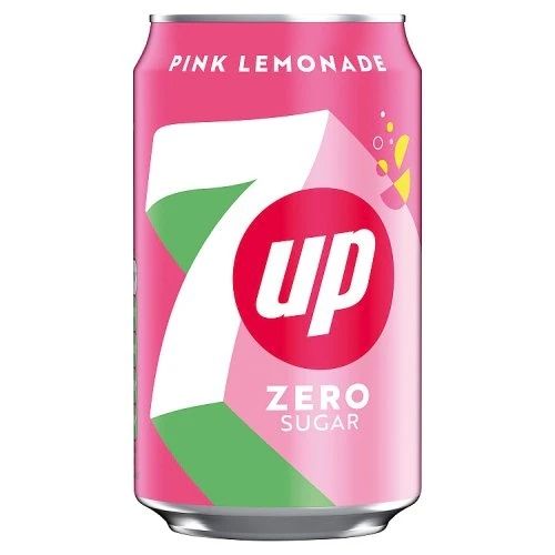 7UP Pink lemonade Zero sugar 330ml