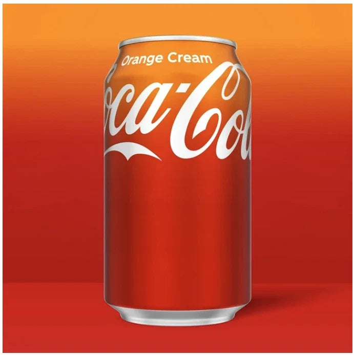 Coca Cola Orange Cream Soft Drinks Soda,  Cans Soda
